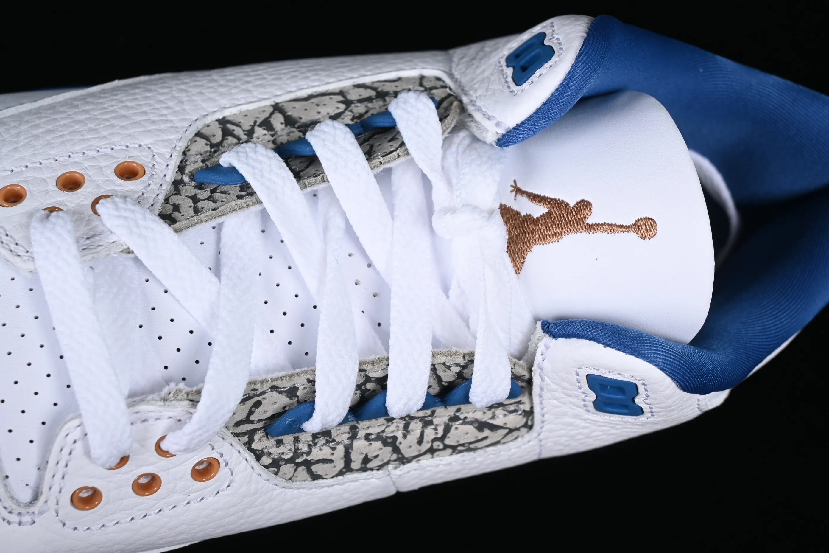 All categories Air Jordan Jordan series basketball shoes Air Jordan 3 Pure original Air Jordan Retro AJ3 Joe 3 white and blue Wizards CT8532-148